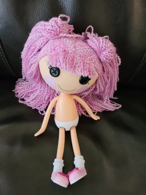Lalaloopsy Loopy Jewel Sparkle Pink Yarn Hair Soft Moveable