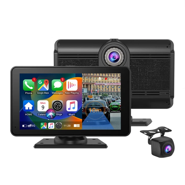 7" HD Touch Screen Car Radio Wireless CarPlay Android Auto Video Player AUX Kit