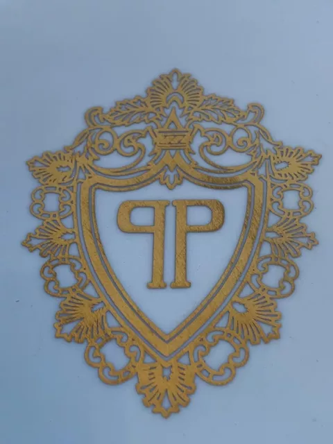 Plaza Hotel Nyc Vintage Lamberton Sterling China Dinner Plate Logo 24K Pp  Rare