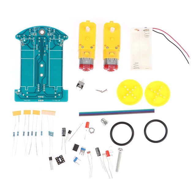 1Set D2-1 Smart Robot Car Kits Intelligent Tracking Line Car DIY Electronic Toy