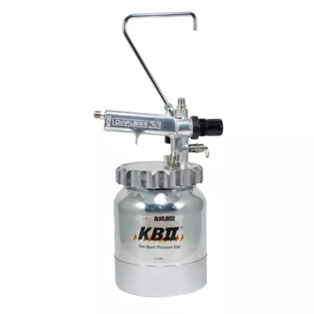 Devilbiss KB555 KBII 2.3 Litre Pressure Pot Feed Cup Professional 2L