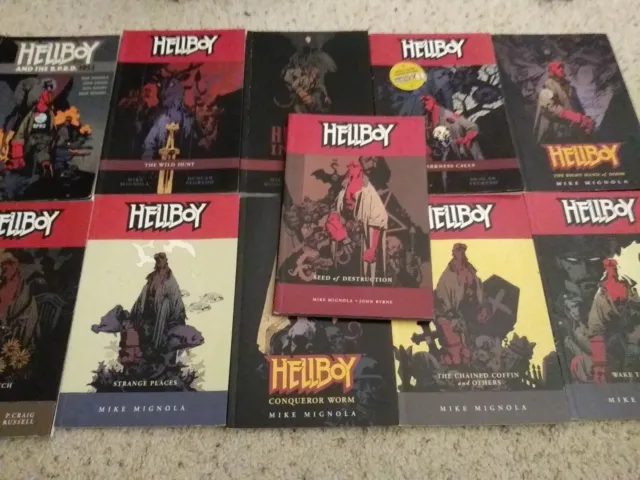 Hellboy Dark Horse Tpb Graphic Novel Comic Lot