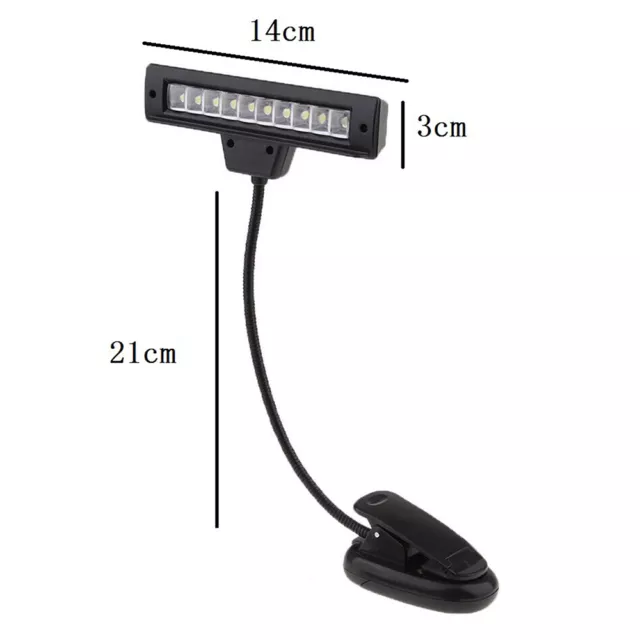 Lampe LED USB 10 rechargeable pour lampe de lecture de musique de piano 3