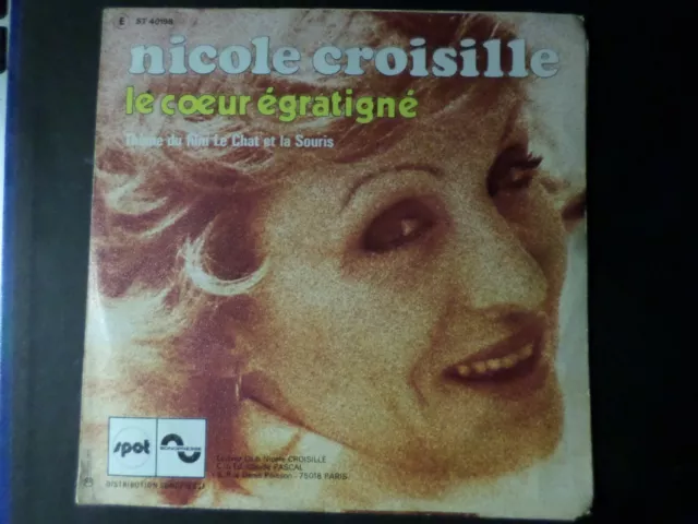 Nicole Croisille, Schallplatte 45 Upm, Je Ne Suis Que L Amour, Vinyl Vintage