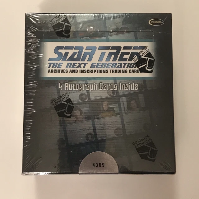 2022 Rittenhouse Star Trek Next Generation Archives and Inscriptions Hobby Box