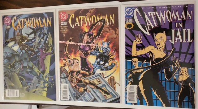 Catwoman (Vol 2) #30(newsstand),44,80 Mid To High Grade DC Comics(0