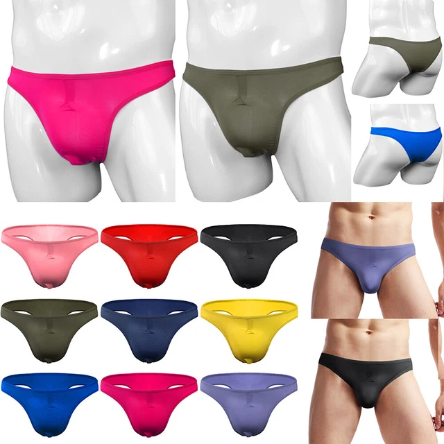 wie stellt man die vibration beim iphone aus Herren Sheer Ice Silk Dessous Slips – Bulge Pouch, Rot, Polyester/Spandex