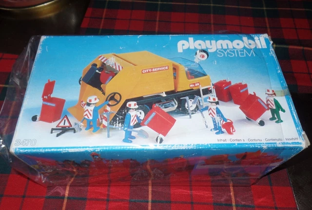 PLAYMOBIL VINTAGE - Circa 80' - Le camion poubelle 3470 EUR 25,00