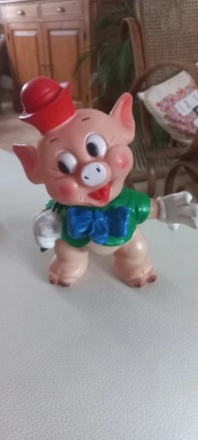 FIGURINE - ANCIEN Pouet Les Trois Petits Cochons - Nouf Nouf EUR 27,00