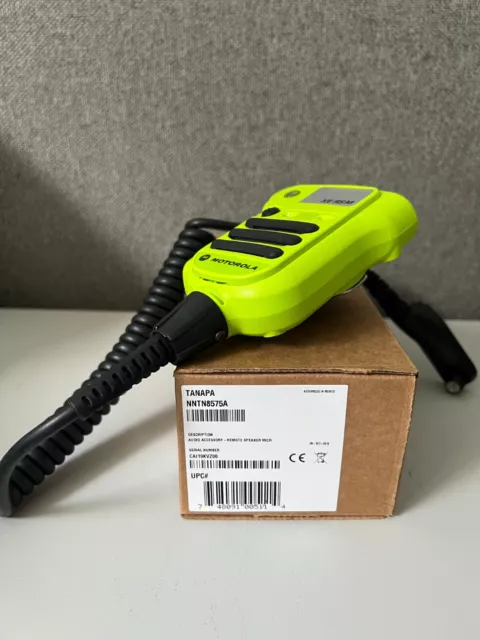 Motorola NNTN8575A High Impact AUDIO ACCESSORY-REMOTE SPEAKER MICROPHONE NEW