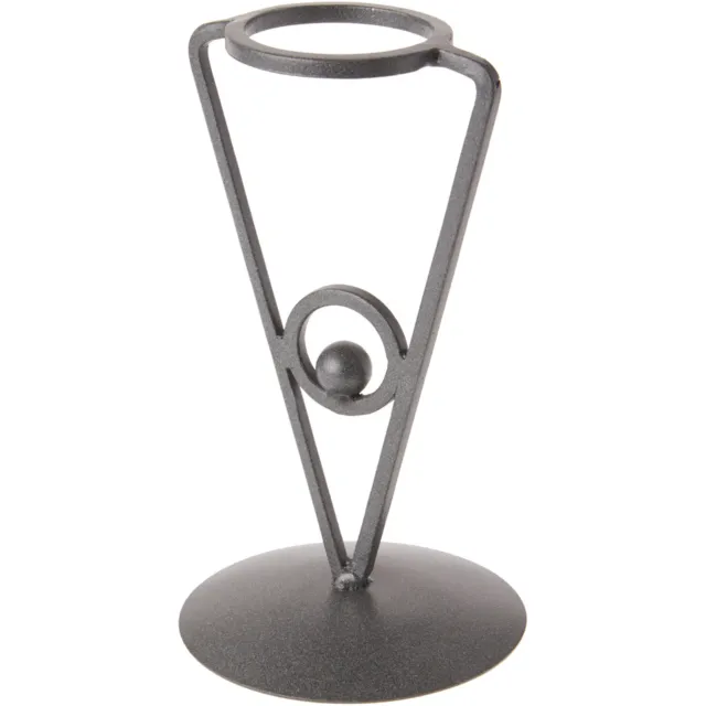 Bard's Gray Wrought Iron Egg Stand/Holder, Triangle Leg, 2" Diameter, Pack of 6
