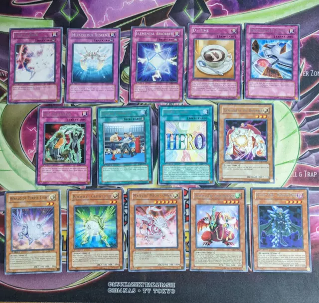 Yugioh Enemy of Justice EOJ komplette 1. Auflage 14 Karten seltenes Set Neuwertig!