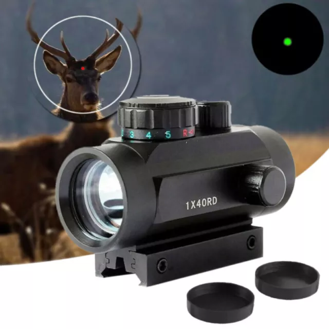 Taktisches Rot/Grün Dot Sight 5 MOA Holographische Reflexoptik 11/20mm Schiene