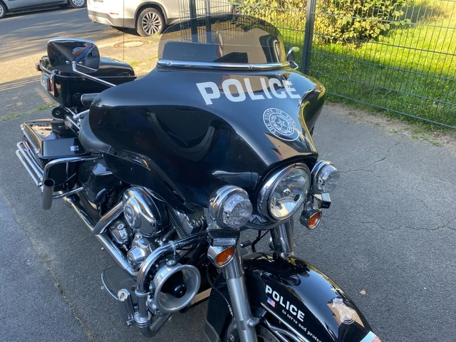 harley davidson e glide police "Sammlerstück" ORIGINAL US POLICE