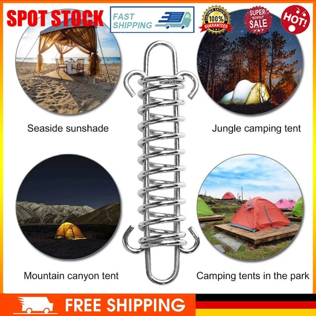 Windseil-Schnalle, für Outdoor, Camping, mit Federhaken, 5 Stück