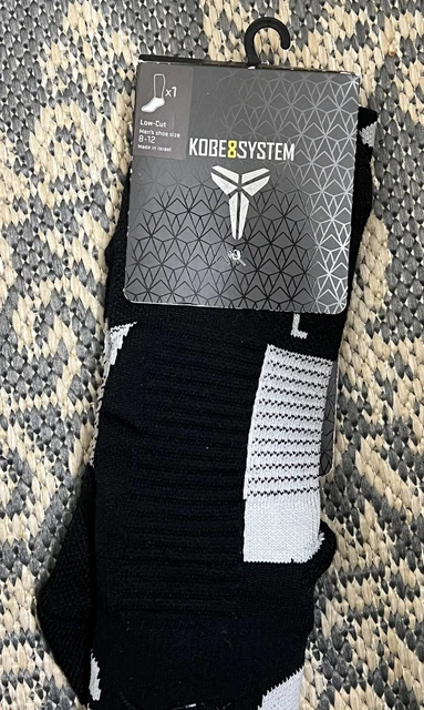 Nike Kobe 8 System socks black low cut size L large 8-12 BRAND NEW Nike Kobe 8 System socks black low cut size L large 8-12 BRAND NEW