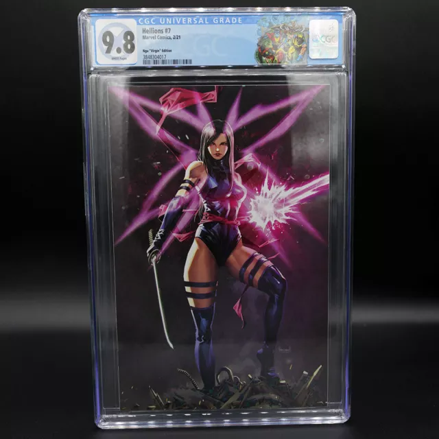 Hellions #7 CGC 9.8NM Kael Ngu PSYLOCKE VIRGIN Variant Cover 2021 - X-men label