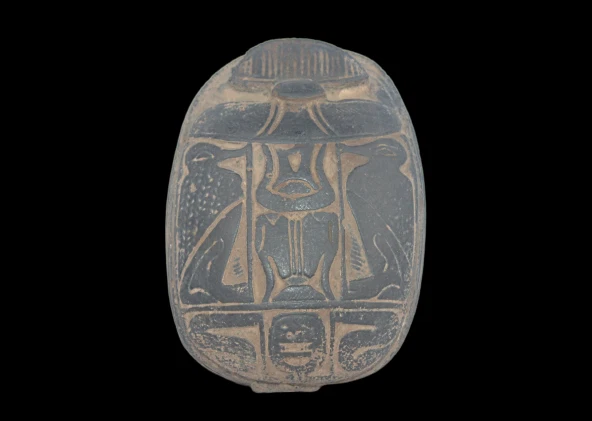 Amulette égyptienne Antique Rare - Scarabée En Cornaline/agate - Période Pharaonique (Louxor)