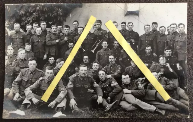 Royal Bucks Hussars Camp Stowe Park ? - Real Photo Postcard c 1908 - Lot 3