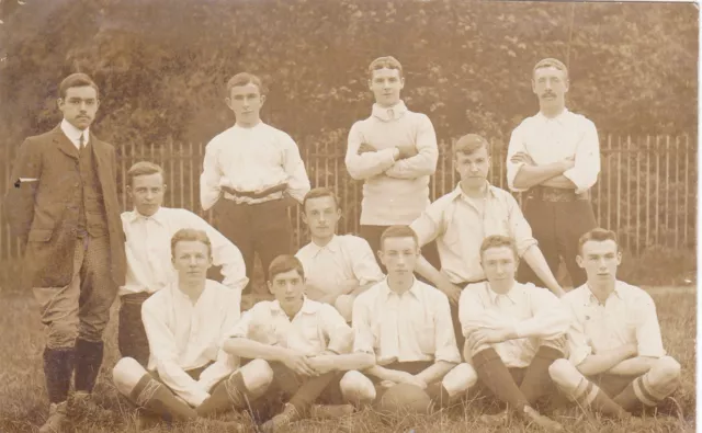 Original Postcard Football Team Altringham Greater Manchester Cheshire 1906