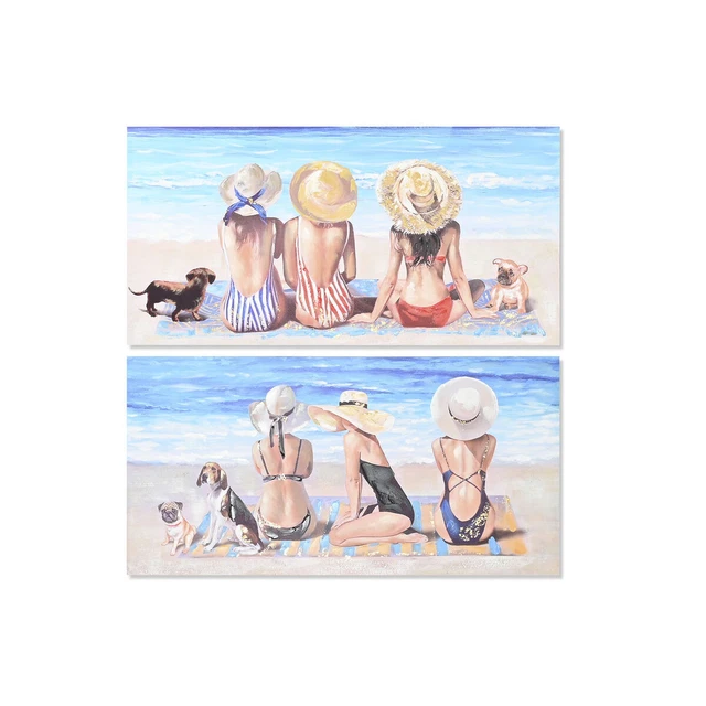 Cadre DKD Home Decor méditerranéen (120 x 3 x 60 cm) (2 Unités)