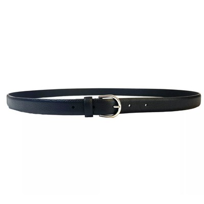 Dunhill Homme Argent Classique Boucle Cuir Selle Ceinture avec boite 42 noir PDSF $320 