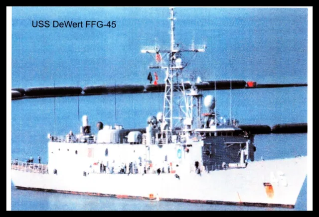 Postcard USS DeWert FFG-45 LP1