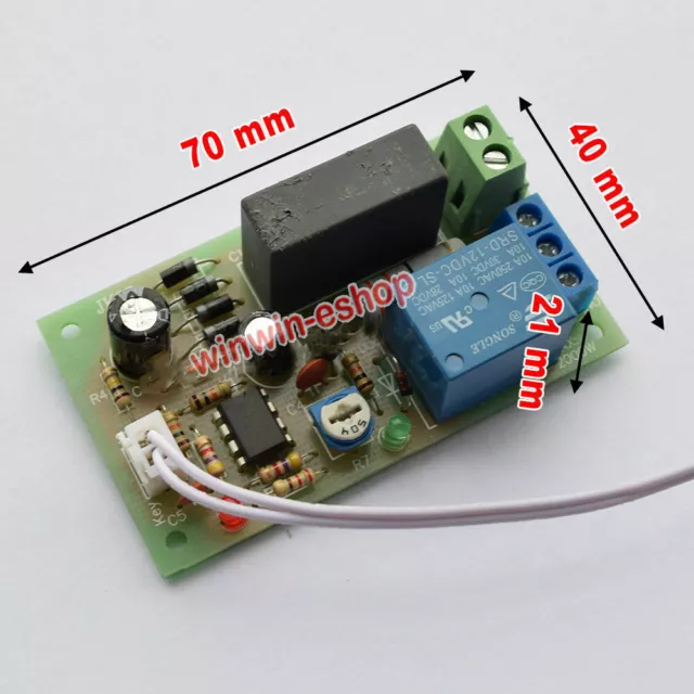 AC 220V 230V 240V Trigger Delay Switch Turn Off Board Timing Timer Relay Module 2