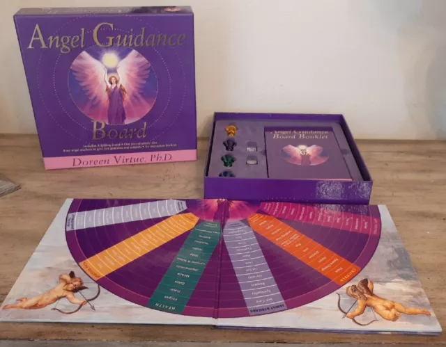 Angel Guidance Board Doreen Virtue 2004 Crystal Dice Booklet Complete Excellent