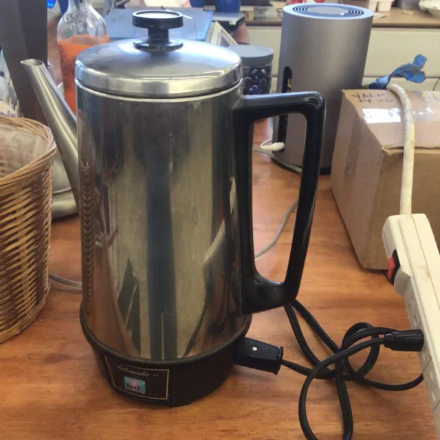 Vintage Percolator coffee pot 4 To 10 Cups