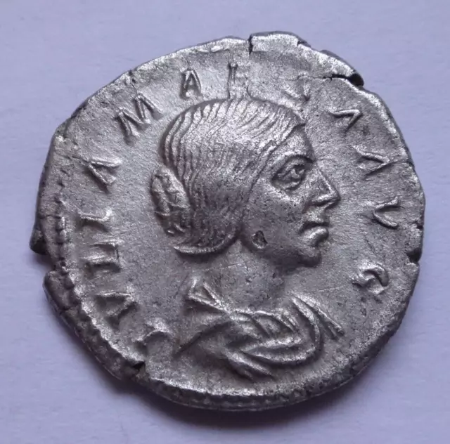 Julia Maesa (grandmother of Elagabalus) AR Denarius. Rome, AD 218-222.       286