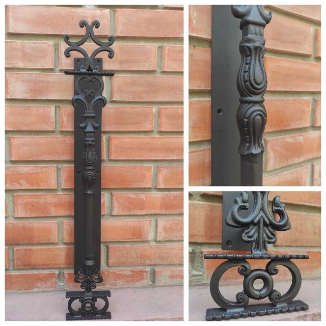 Front door handle, Door handle, Large Metal handle, Wrought iron handle