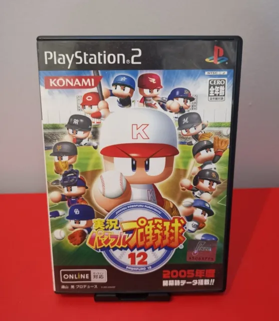 Sony PlayStation 2 Jikkyou Powerful Pro Jakyuu 12 NTSC-J Japan