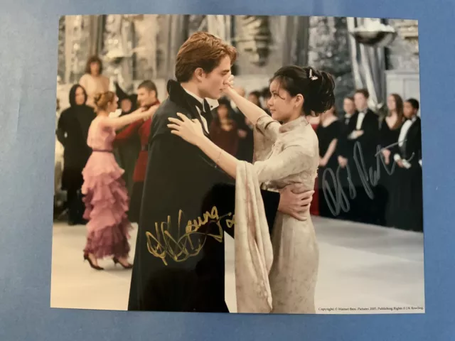 Harry Potter - Robert Pattinson AND Katie Leung  - Good Double Signed Photo