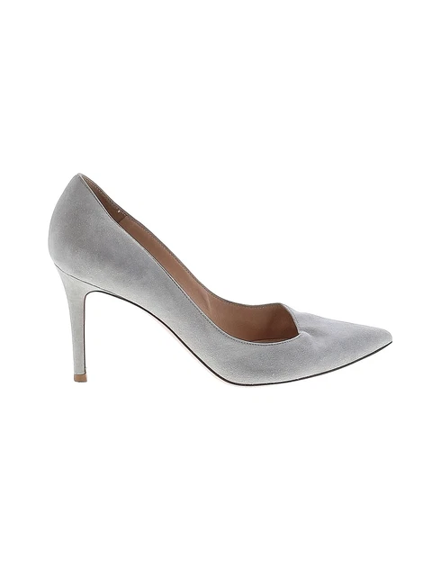 Gianvito Rossi Women Gray Heels 38.5 eur