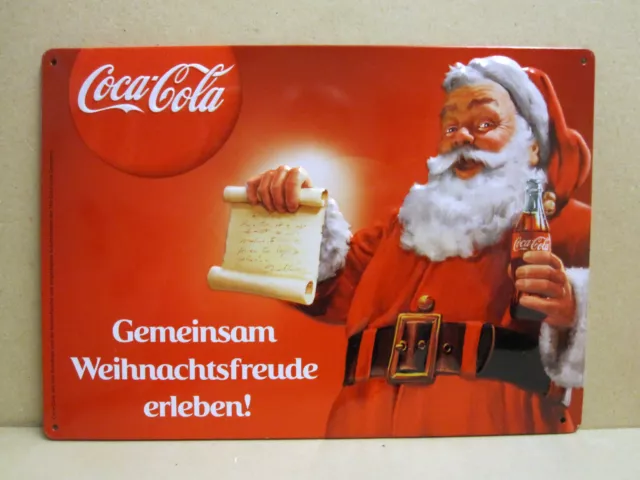 Coca Cola Deko Weihnachtsmann mit Getränkeautomat