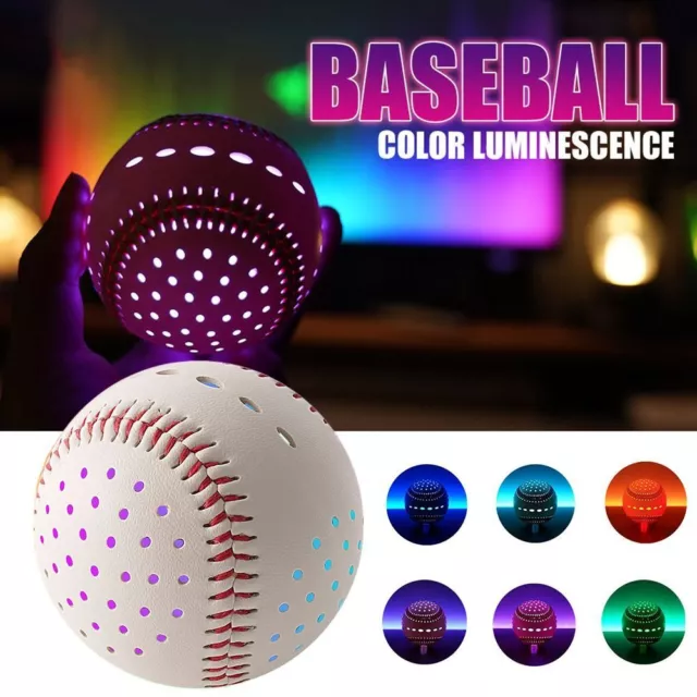 Mit 6 wechselnden Farben Baseball leuchten Pitch Training Baseball