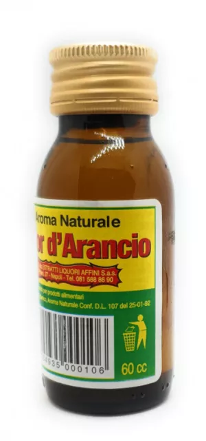 Aroma Naturale Acqua Di Fior D'Arancio 60 cc 3