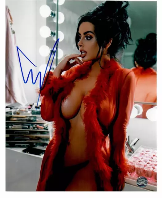 Abigail Ratchford Model Actress Signed 8 x 10 Photo COA TTM Hologram 143463