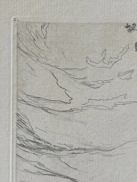 Portrait Femme Gravure Eau-forte d'après Vidal 19ème