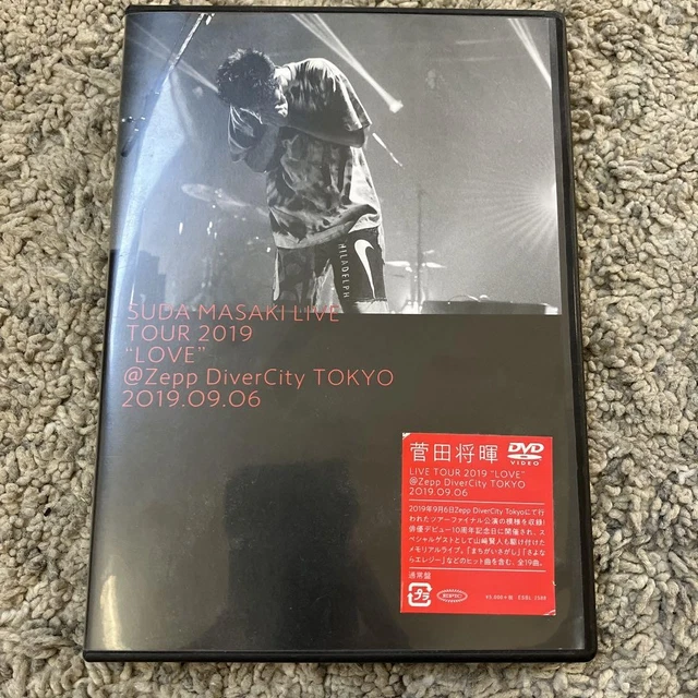 SUDA MASAKI LIVE Bluray & DVD Set Limited Edition No Play