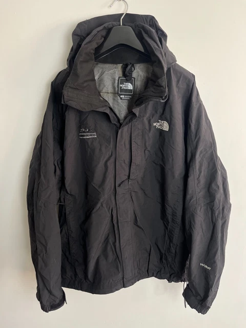 Giacca Cappotto North Face Uomo Large/Extra Large L/XL Hyvent Impermeabile Nero #2 4
