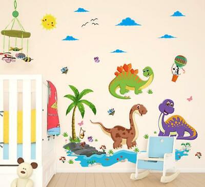 Wall Sticker Dinosaur Jurassic Park Decal For Kids Nursery Baby Room Children