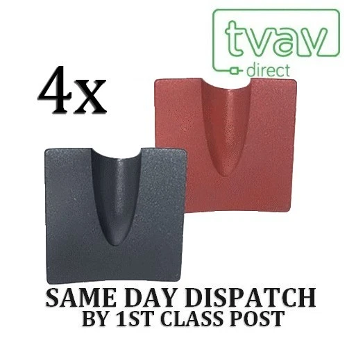 4 X SKY DISH COAXIAL CABLE ENTRY COVER TV AERIAL Brown (x2) & Black (x2