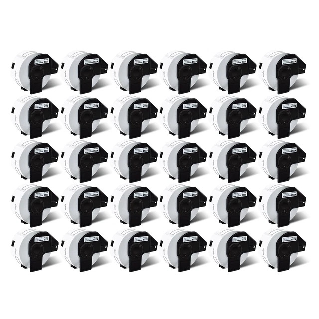 30 Rolls Large Address Labels 1.4"x3.5" Fits all Brother QL Printers DK-1208