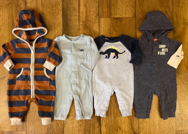 Carter's Baby Boy 0/3 3 Months Rompers 1 PC Outfits Clothes Lot Bundle Dinosaur