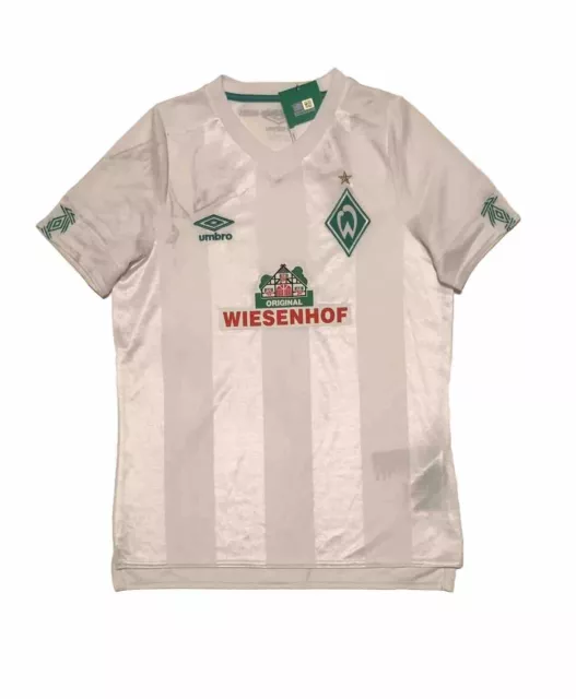 Umbro SV Werder Bremen Trikot 2019/2020 Weiß B-WARE Fanshirt Fanartikel Fußball