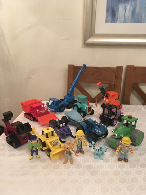 LARGE BOB THE Builder Friction Powered Vehicles & Figures Bundle £49.99 ...