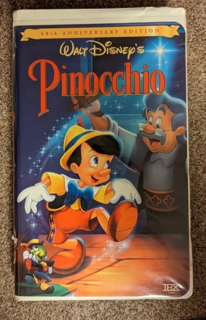 Walt Disney Pinocchio VHS 60th Anniversary Edition