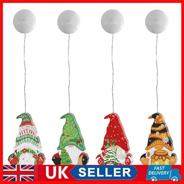 5D DIY Special Shape Diamond Painting Goblin Crystal Diamond LED Hanging Light